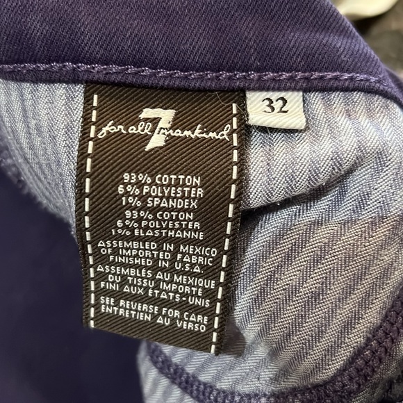 7 For All Mankind purple jeans - Picture 4 of 4
